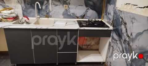 Mətbəx mebel dəsti – kompakt modullu sistem - Rəng və dizayn: Tünd — Bakı
