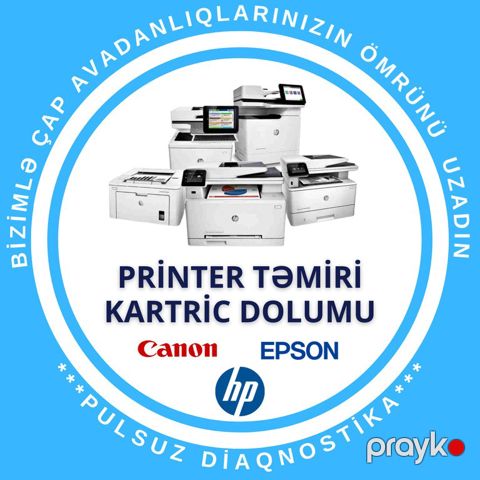 Printerlərin təmiri — Bakı