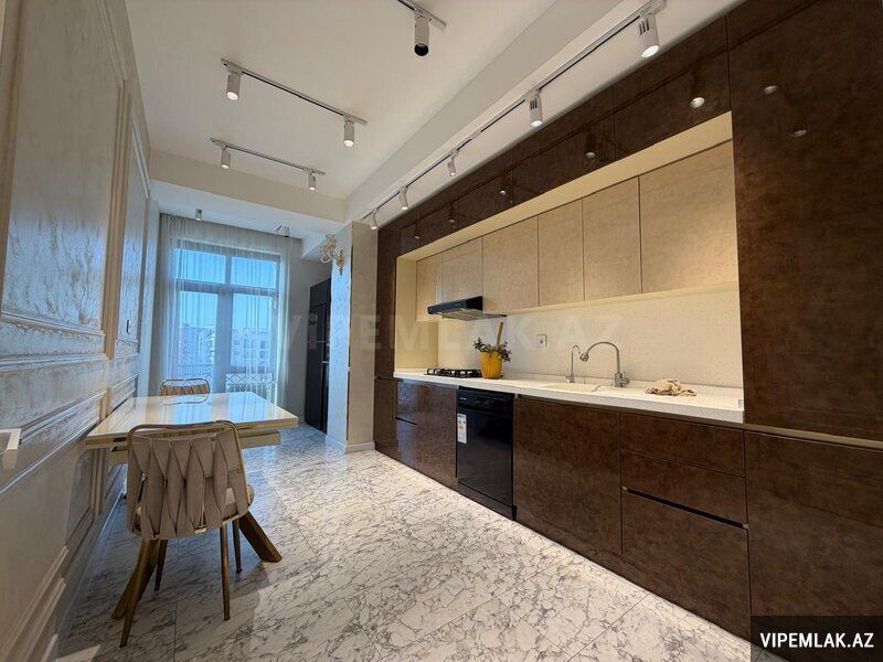 Nərimanov rayonunda 4 otaqlı Yeni tikili Kirayə verilir, 150 m² — Mənzil, Bakı (6)