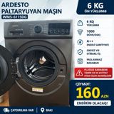 Ardesto WMS-6115DG paltaryuyan maşın - Ön yükləmə, 6 kq yükləmə həcmi — Paltaryuyan maşınlar