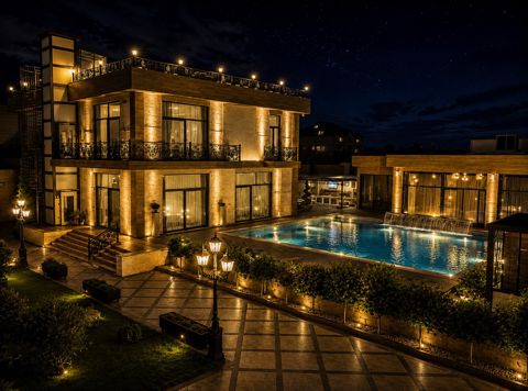 İcarəyə verilir 9 otaqlı həyət evi/bağ evi 750 m² — Bakı