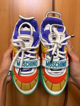 Moschino Toy Running Sneakers – çoxrəngli unisex krossovkalar Tam — Кроссовки