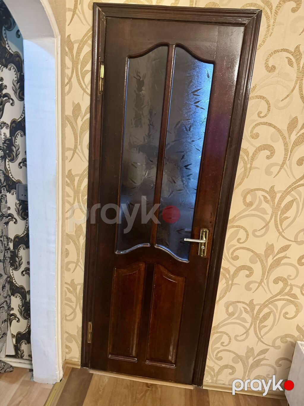 Mətbəx üçün İşlənmiş Otaq qapısı Zamok ilə, Zəmanətli, Ödənişli quraşdırma, Ünvandan götürmə — Pəncərələr, qapılar, balkonlar, Bakı (5)