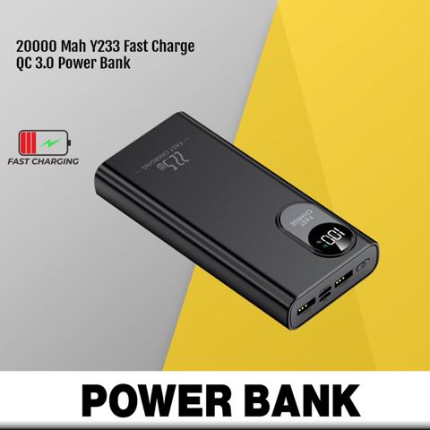 Powerbank 20000 mAh Y233 Fast Charge — Bakı