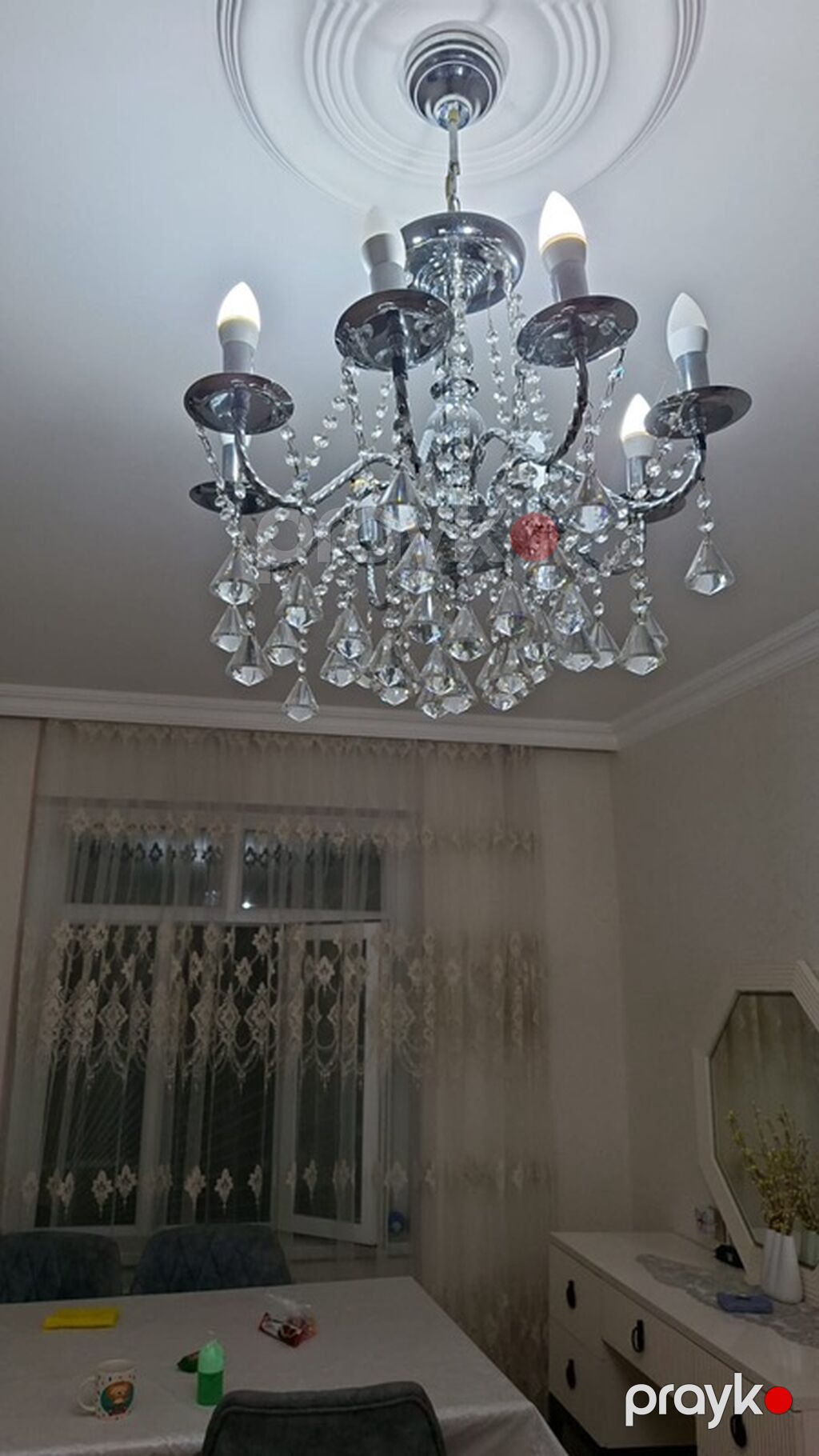 Çılçıraq, 8 lampa, Metal — Tavan is?qlar? v? cilc?raqlar, Bakı (3)