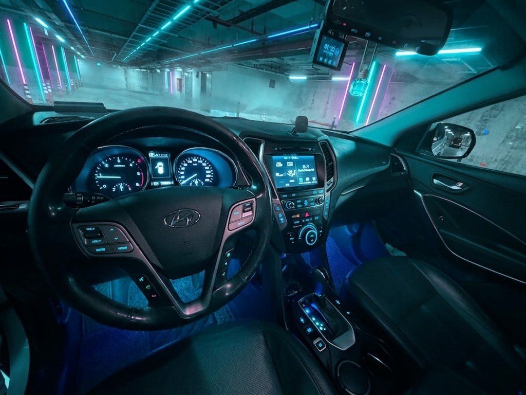 Hyundai Santa Fe, 2.0 L, 2016 il, 178 500 km — Avtomobillər, Bakı (6)