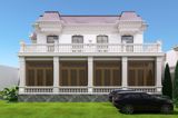 Neoklassik üslubda iki mərtəbəli villa layihəsi – fasad və landşaft — Dekor, Dizayn, Büdcə və Planlaşdırma