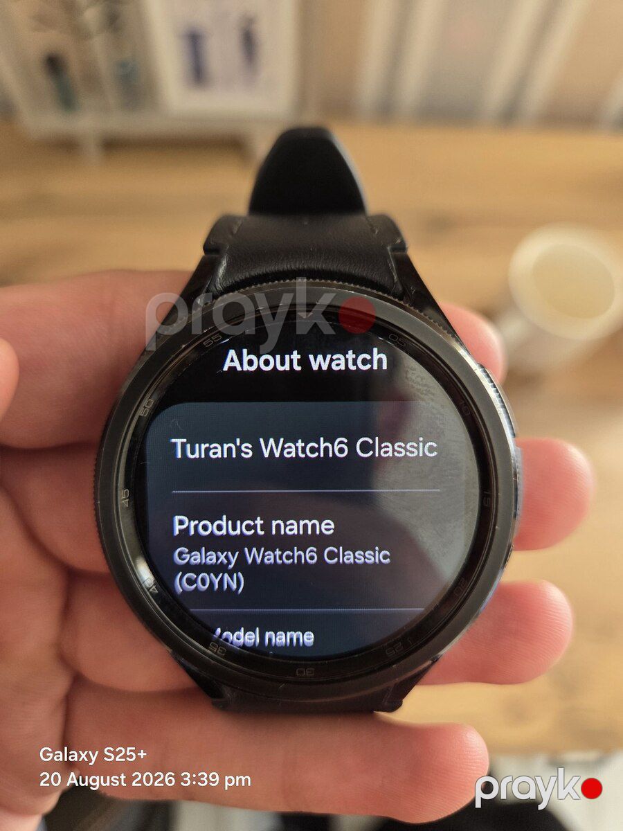 Samsung Galaxy Watch 6 Classic Black 47mm — Ağıllı saatlar və biləkliklər, Şamaxı (7)