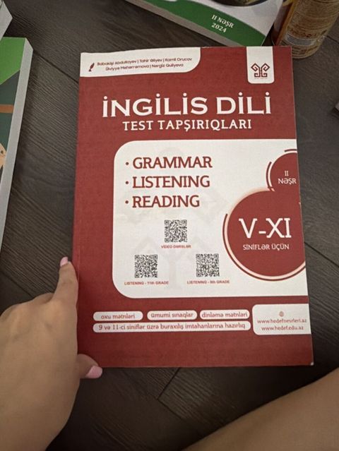 Məhsul: “İngilis Dili – Test Tapşırıqları” (V–XI siniflər üçün), II — Bakı