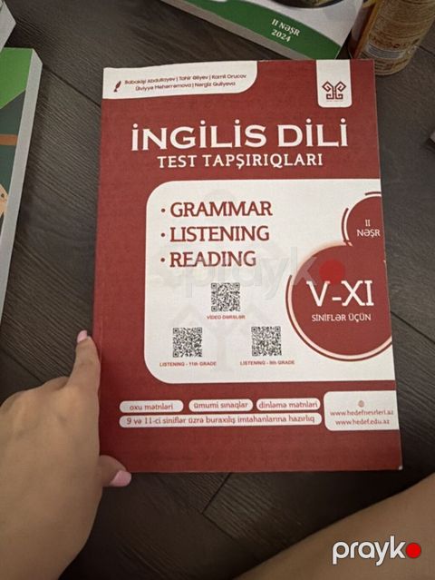 Məhsul: “İngilis Dili – Test Tapşırıqları” (V–XI siniflər üçün), II — Bakı