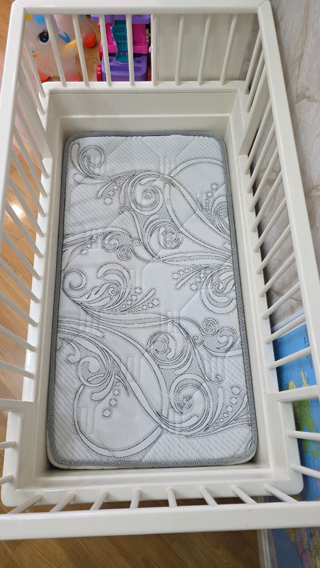 Oğlan və qız üçün, İşlənmiş, Çarpayı, Matras ilə — Yataqlar, Bakı (3)