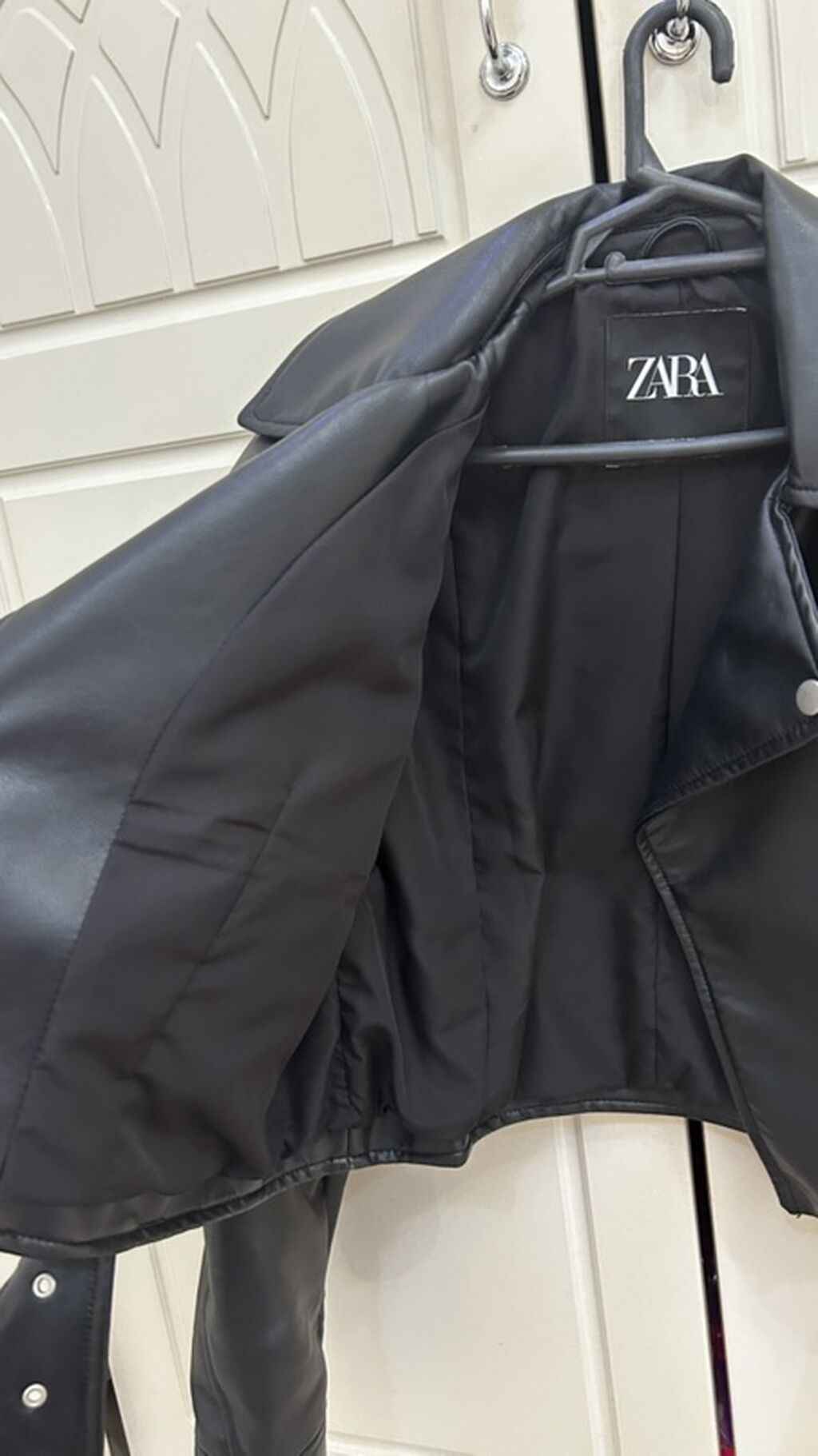 Dəri kurtka, Zara, XS — Jaketlər, Bakı (3)