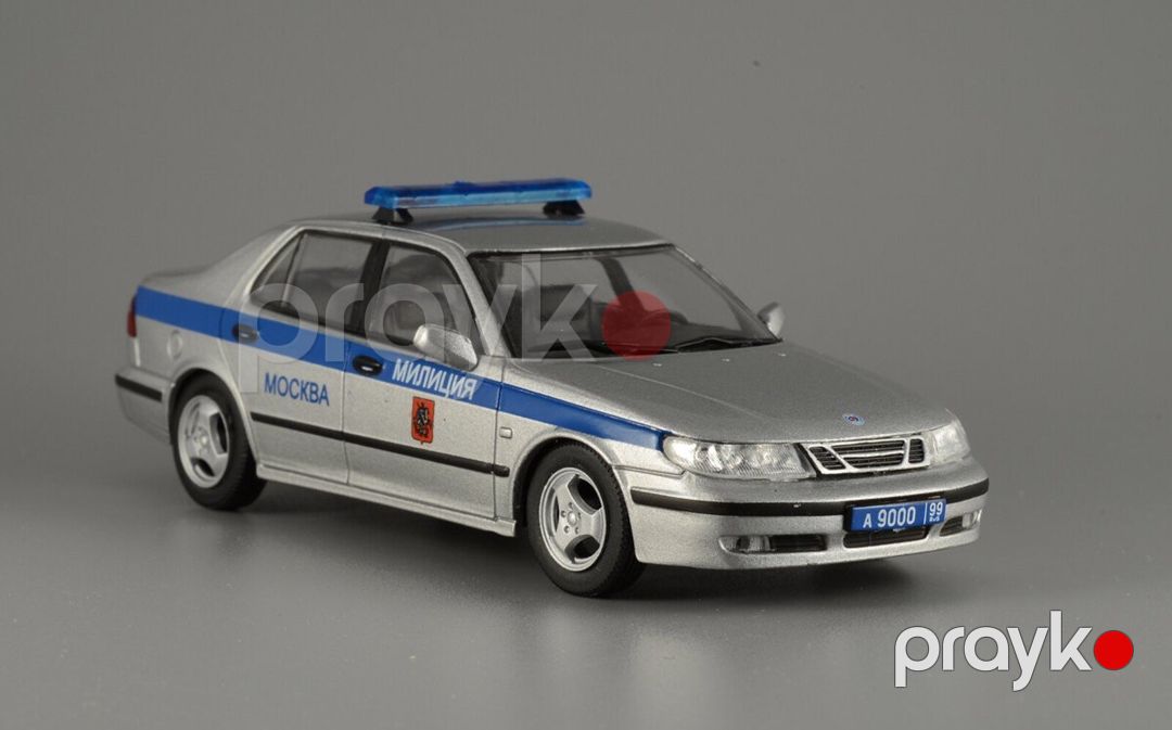 Saab 9-5 Police Moscow Russia 1:43 DeAgostini World's Police Car — Kolleksiyalar, Bakı (2)