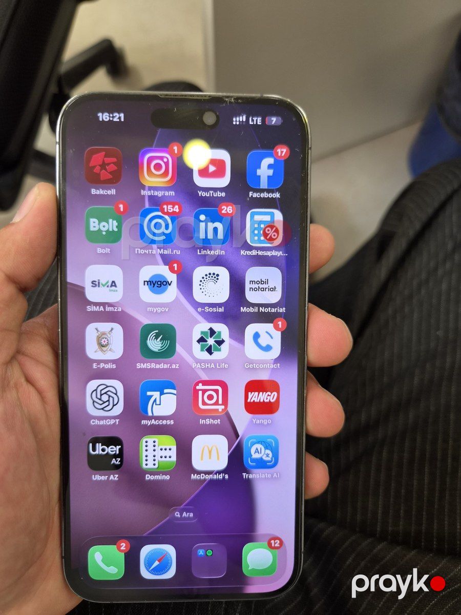 Apple iPhone 14 Pro Max Deep Purple 256GB/6GB — Smartfonlar, Bakı (7)