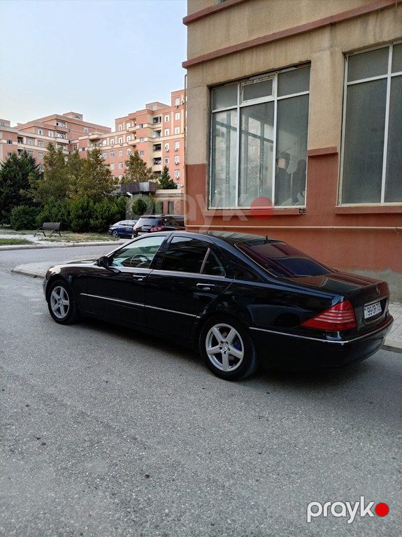 Mercedes S 320, 3.2 L, 2000 il, 137 000 km — Avtomobillər, Bakı (2)