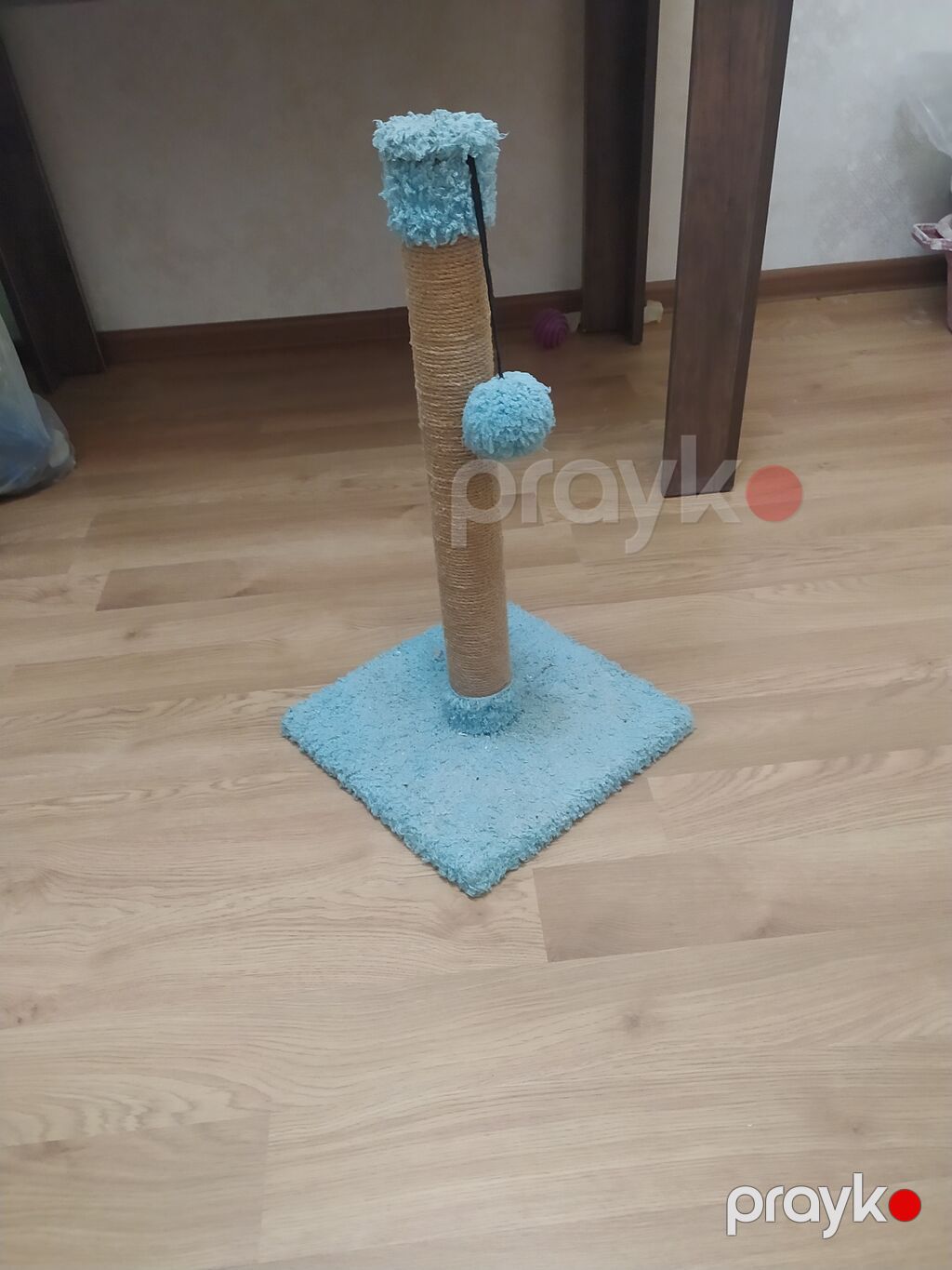 Pişik üçün qaşıma dirəyi - Material: möhkəm sisal iplə sarınmış — Oyuncaqlar və tırnaq araları, Sumqayıt