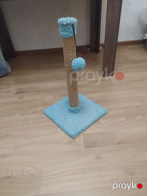 Pişik üçün qaşıma dirəyi - Material: möhkəm sisal iplə sarınmış — Sumqayıt
