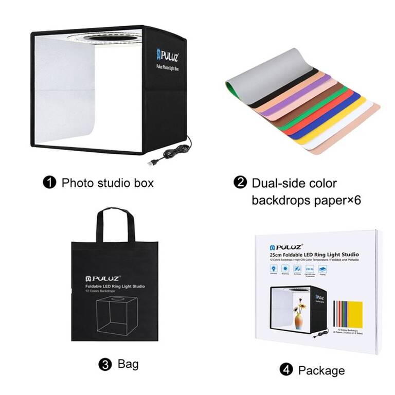 Light box "Puluz 25x25" — Foto və video texnikası, Bakı (6)