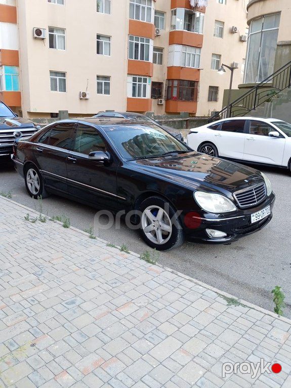 Mercedes S 320, 3.2 L, 2000 il, 137 000 km — Avtomobillər, Bakı (4)