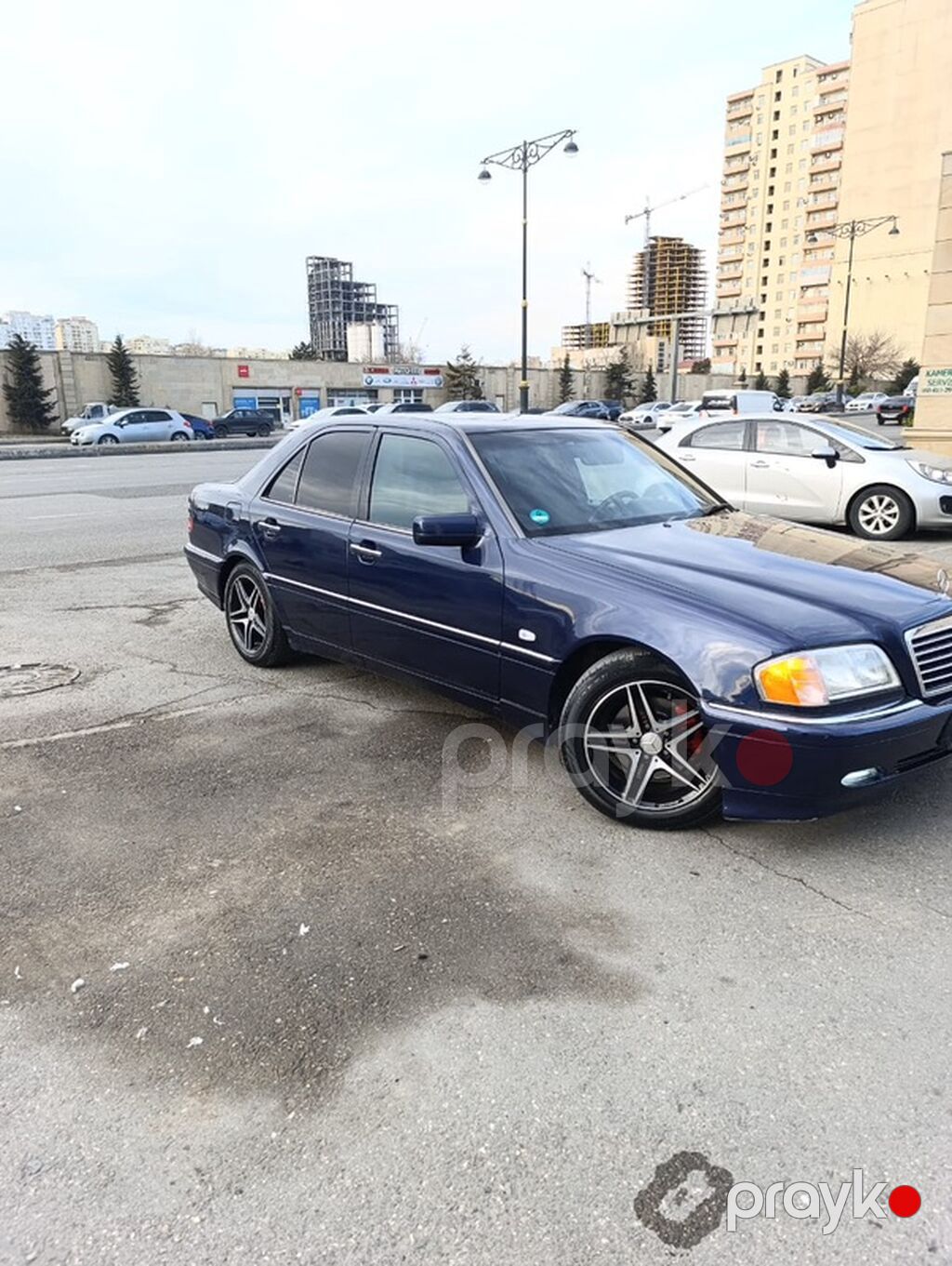 Mercedes-Benz C240 sedan - Kuzov: 4 qapılı sedan, tünd mavi rəng — Avtomobillər, Lənkəran (3)