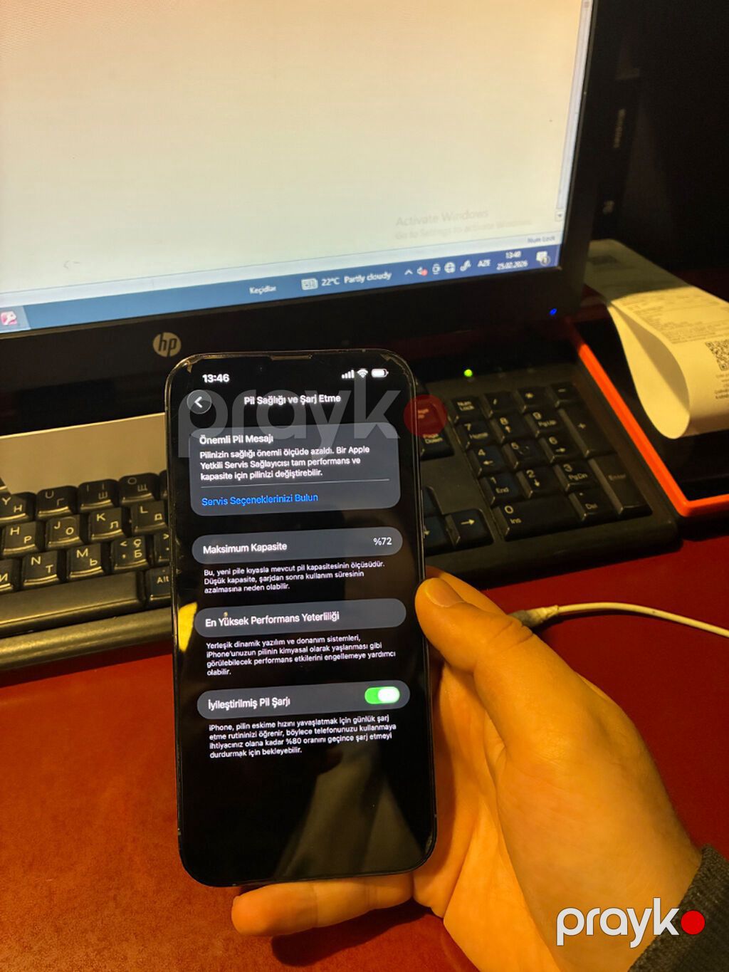 IPhone 13 Pro Max, 128 GB, Blue Titanium, Barmaq izi, Simsiz şarj, Face ID — Apple iPhone, Bakı (7)