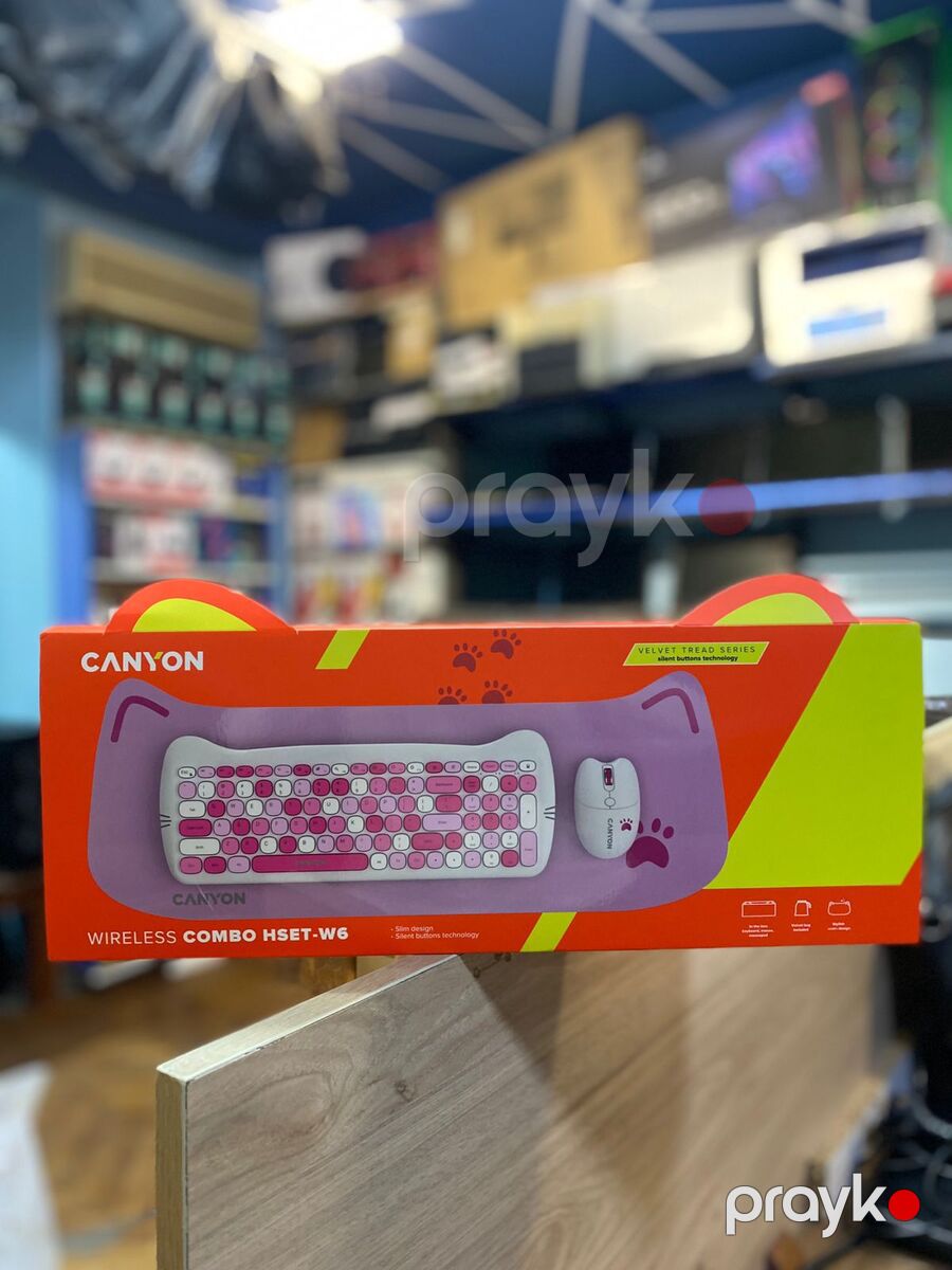 Canyon simsiz klaviatura, sıçan və mousepad dəsti — Periferik cihazlar, Bakı (3)