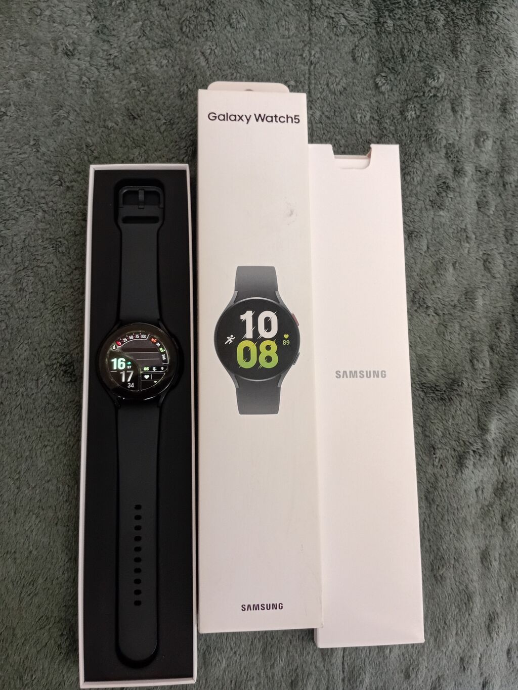 Samsung Galaxy Watch5 (SM-R910) – 44 mm, qrafit rəng Xüsusiyyətlər — Ağıllı saatlar, Bakı (6)