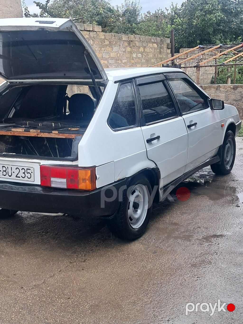 Lada Samara (VAZ‑2109) hatchbek - Korpus: 5 qapılı ağ rəngli — Avtomobillər, Şabran (4)