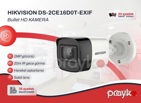 Təhlükəsizlik kamerası Hikvision DS-2CE16D0T-EXIF — Bakı
