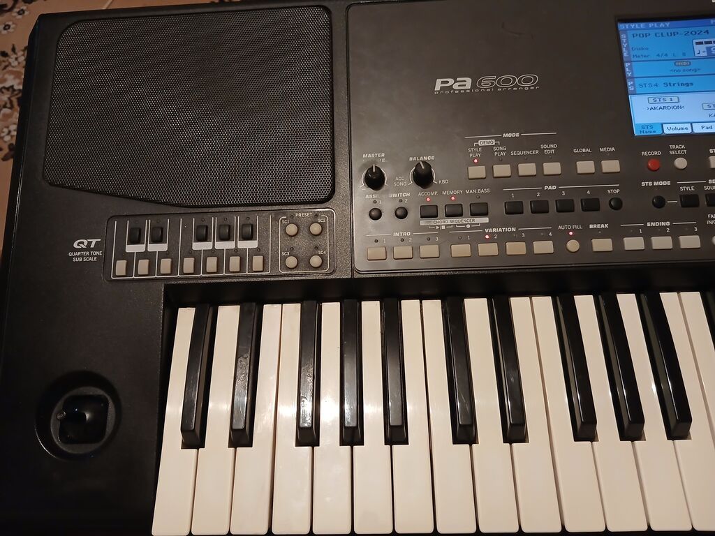 Korg Pa600 aranjor klaviatura - 61 klaviş, dinamik həssaslıq - Rəngli — Pianino və digər klaviş alətləri, Sumqayıt (9)