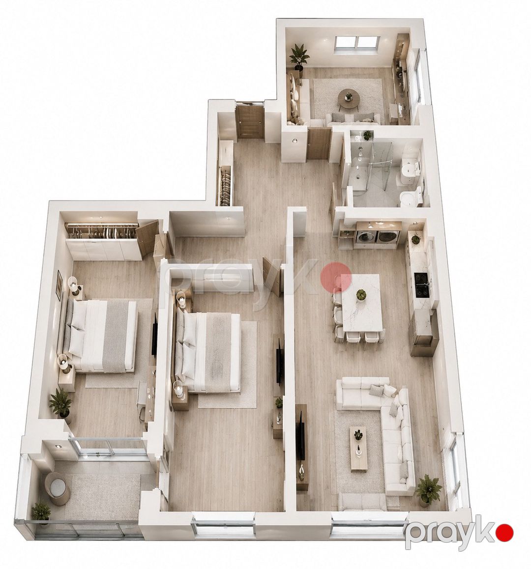 Satılır 3 otaqlı yeni tikili 105 m² — Mənzil, Xırdalan (2)