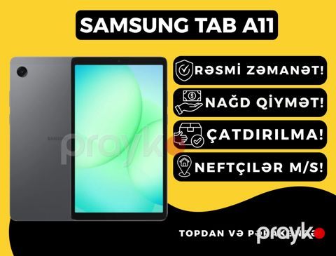 Samsung tab A11 8/128GB LTE gray — Bakı