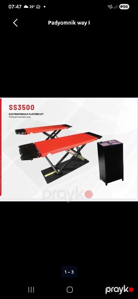 SS3500 Elektromexaniki/Hidravlik Platforma Lift - Tip — Şərur