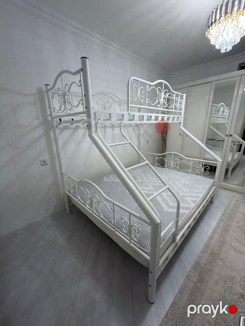 İkimərtəbəli metal çarpayı – 550 AZN - Komplektə matras daxildir — Bakı