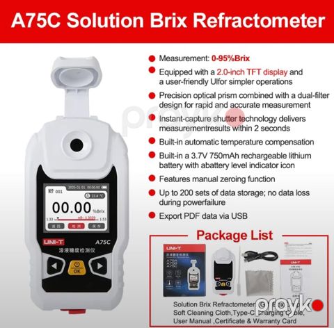 Şəkər refraktometri Unı-t A75C — Bakı