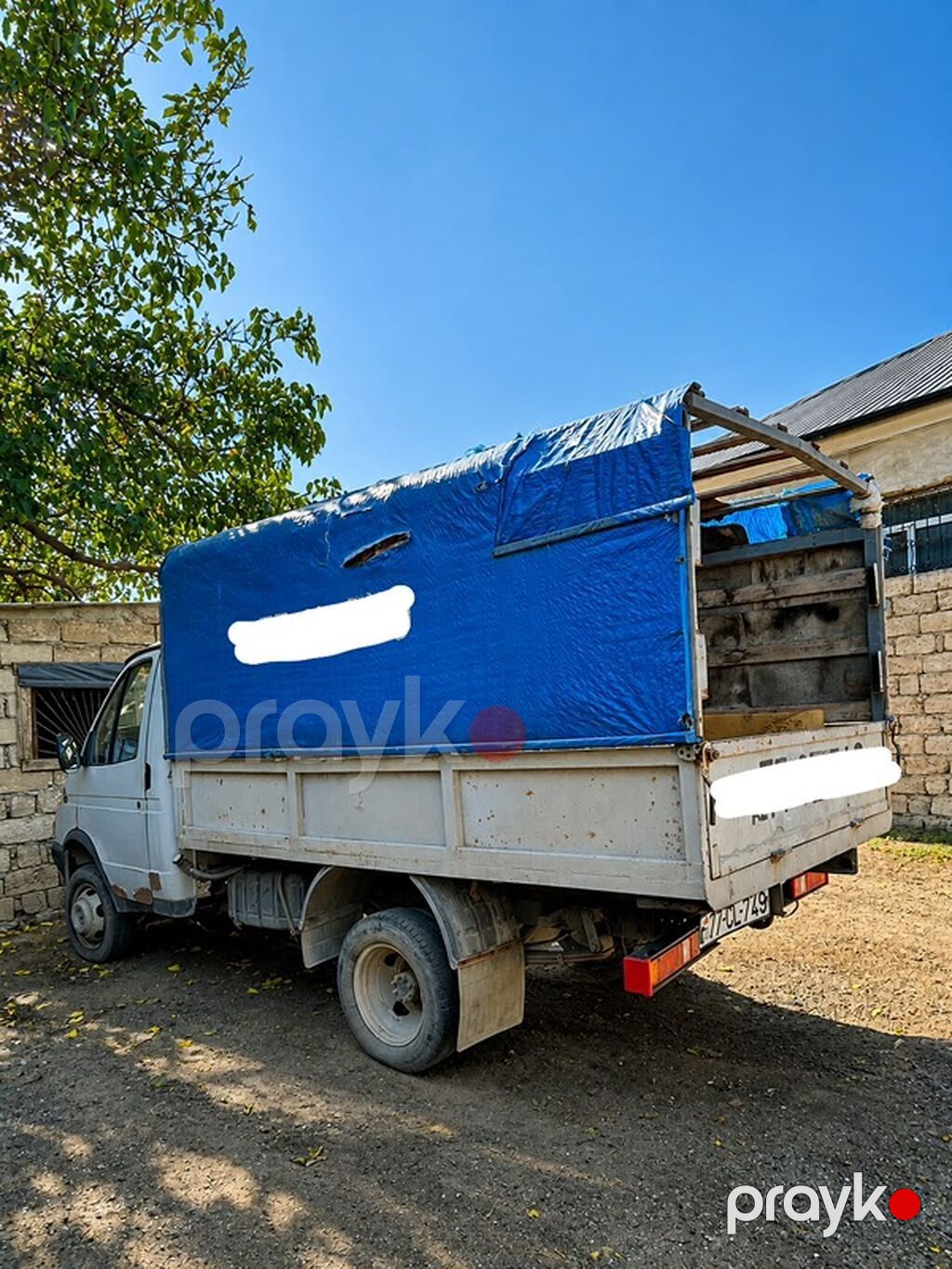 QAZ 1999 il, motor 4.5 l, Tent, İşlənmiş — Yük maşınları, Digah (2)