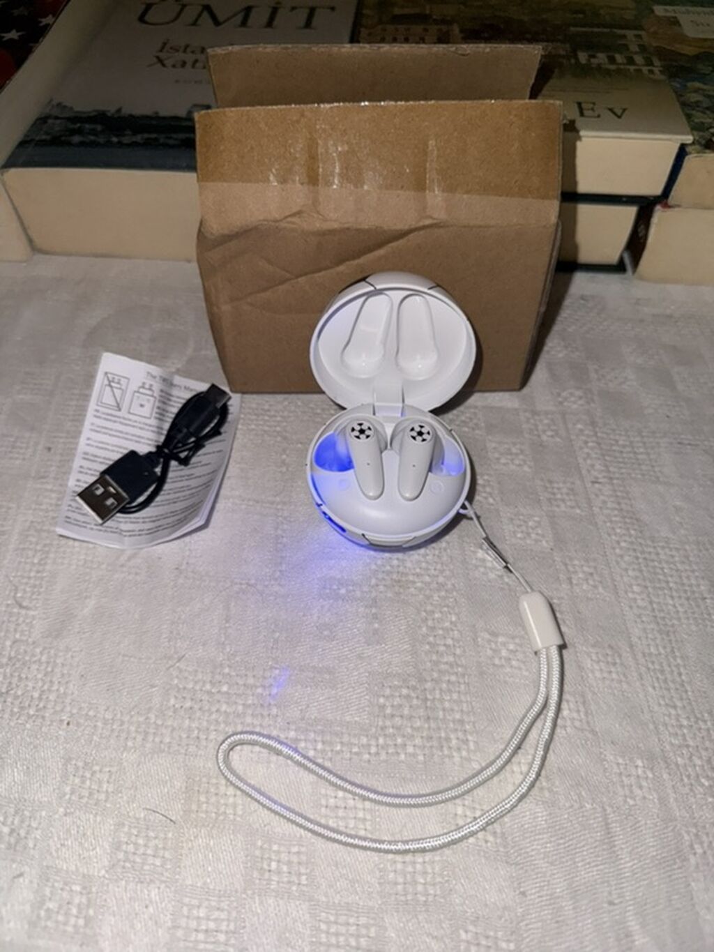 Yeni Simsiz (Bluetooth) Qulaqcıqlar, rəng - Ağ — Qulaqcıqlar, Digah (2)