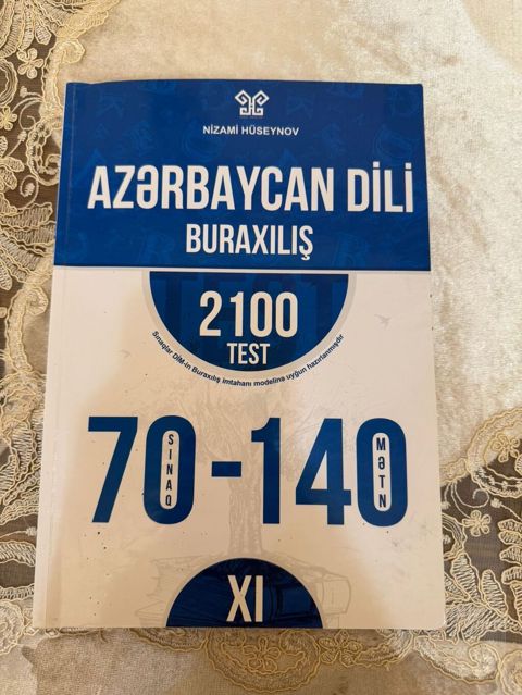 Məhsul: “Azərbaycan dili – Buraxılış” test toplusu Müəllif: Nizami — Bakı