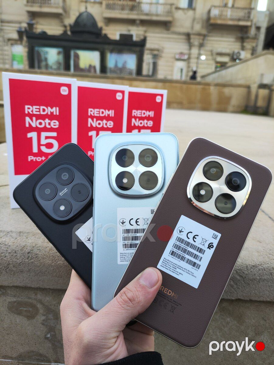 Xiaomi Redmi Note 15 Pro+ 5G Mocha Brown 512GB/12GB — Smartfonlar, Bakı (2)