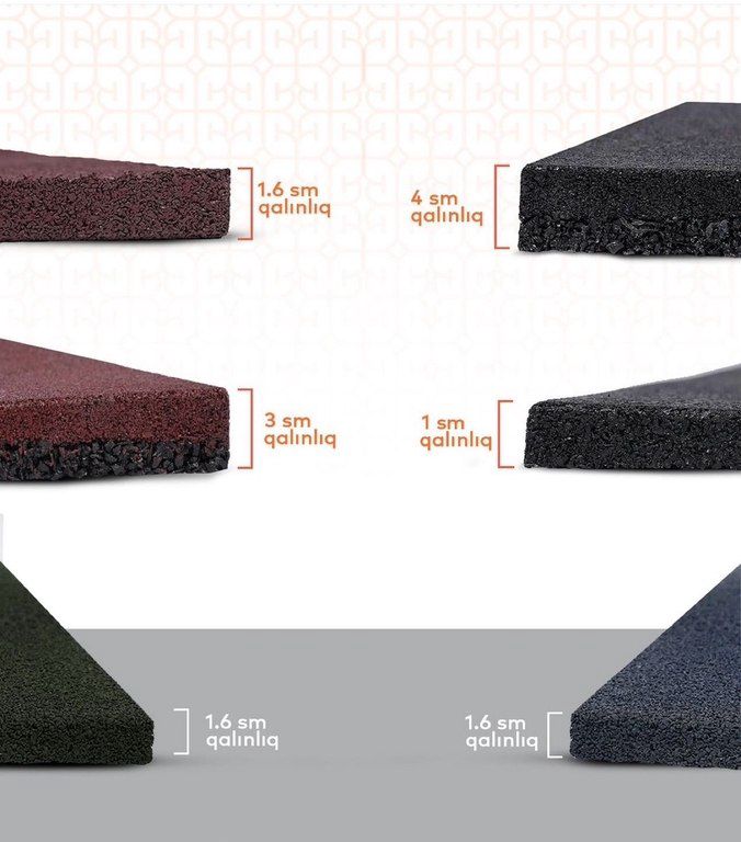 Rezin plitə döşəmə — Təmir və inşaat, Bakı (8)