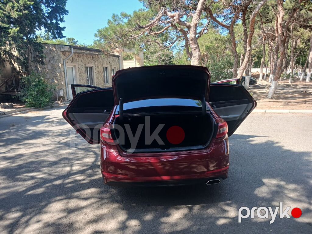 Hyundai Sonata sedan - Korpus: 4 qapılı sedan, albalı/qırmızı rəng — Avtomobillər, Bakı (10)