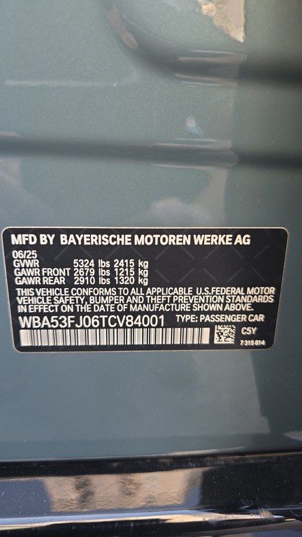 BMW 530, 2.0 L, 2025 il, 11 000 km — Avtomobillər, Bakı (3)