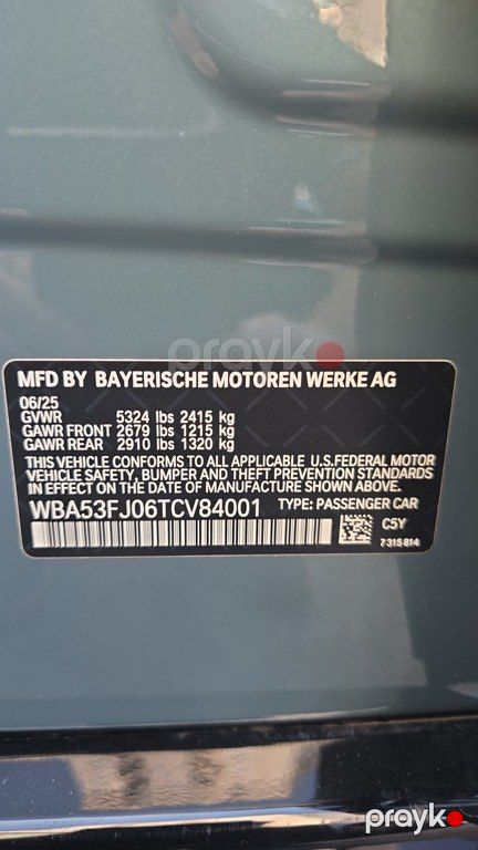 BMW 530, 2.0 L, 2025 il, 11 000 km — Avtomobillər, Bakı (3)