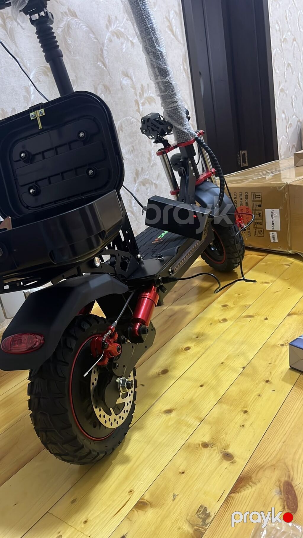 Elektrikli skuter – güclü iki motorlu, iri təkərli off-road model — Skuterlər, Gəncə (3)