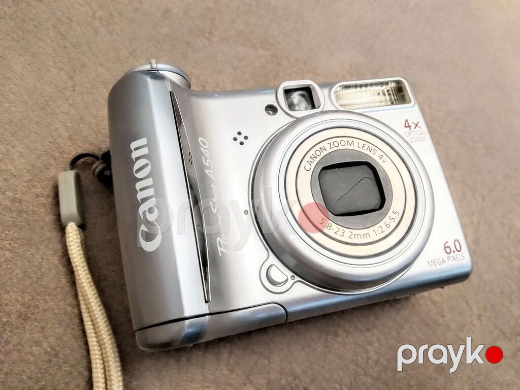 Canon PowerShot A540 rəqəmsal fotoaparat ideal vəziyyətdədi, 2006cı — Fotoaparat, Bakı (10)