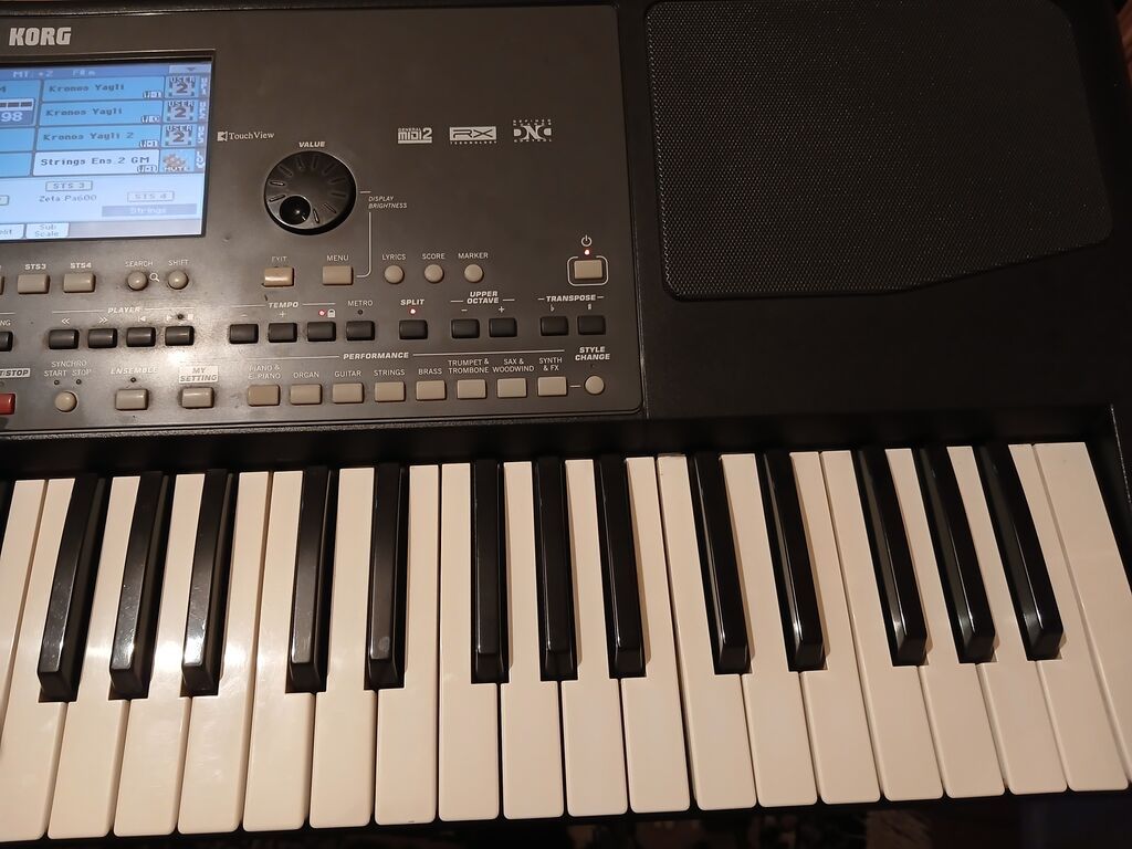 Korg Pa600 aranjor klaviatura - 61 klaviş, dinamik həssaslıq - Rəngli — Pianino və digər klaviş alətləri, Sumqayıt (7)