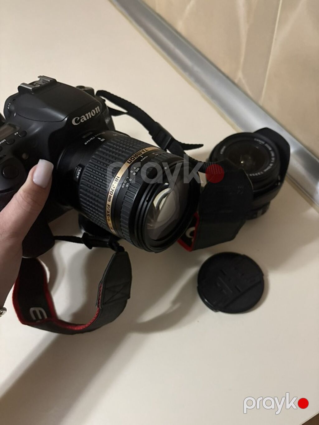 Canon EOS Dslr fotoaparat + linzalar dəsti Məhsul tərkibi: - Canon — Fotoaparat, Bakı (7)