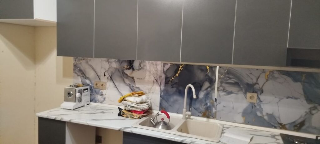 Mətbəx mebel dəsti – kompakt modullu sistem - Rəng və dizayn: Tünd — Mətbəx mobilyası, Bakı (2)