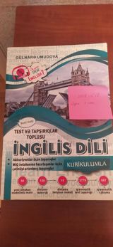 Məhsul: “İngilis dili – Test və Tapşırıqlar Toplusu (Kurikulumla)” — Книги и журналы