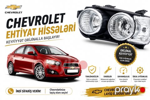 "Chevrolet Aveo" ehtiyat hissələri — Bakı